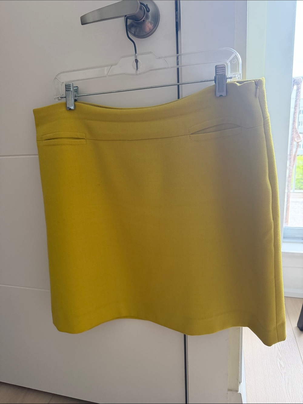 Mexx Yellow Mini Skirt with Two Front Pockets